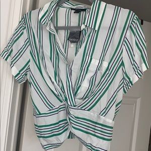 Forever 21 stripped crop top